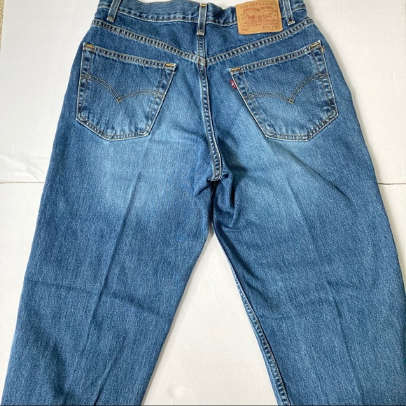 Men’s Levi’s 550 Relaxed Fit Blue Jeans 33 x 32 - Picture 3 of 6